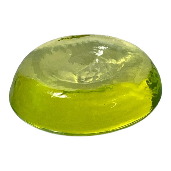 Boyd Glass Vaseline Marble Holder First Edition Generation 1978-83 Vintage - Picture 1 of 13